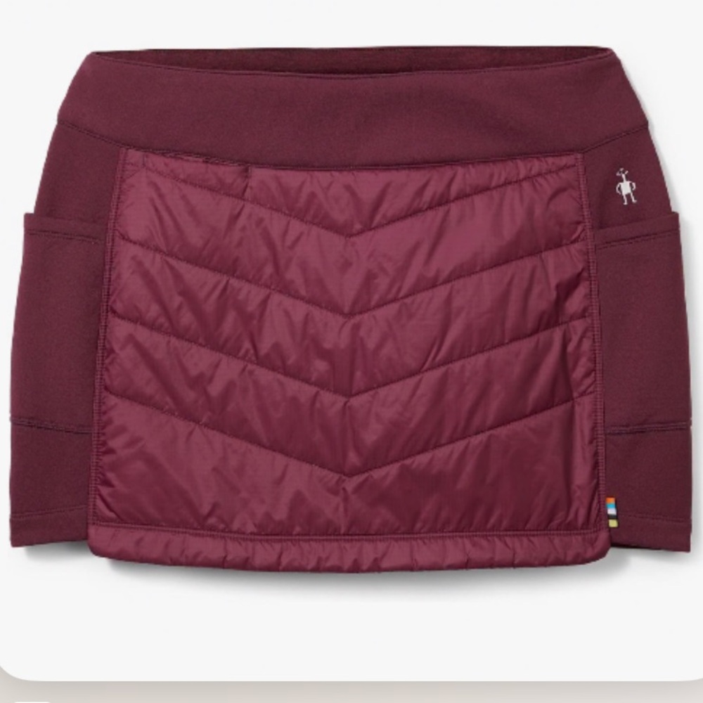 Smartwool Women’s Smartloft merino wool low rise pull on skirt, XS NEW!